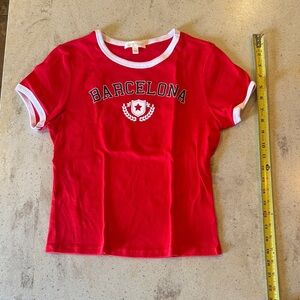 Barcelona Woman’s Red T-Shirt